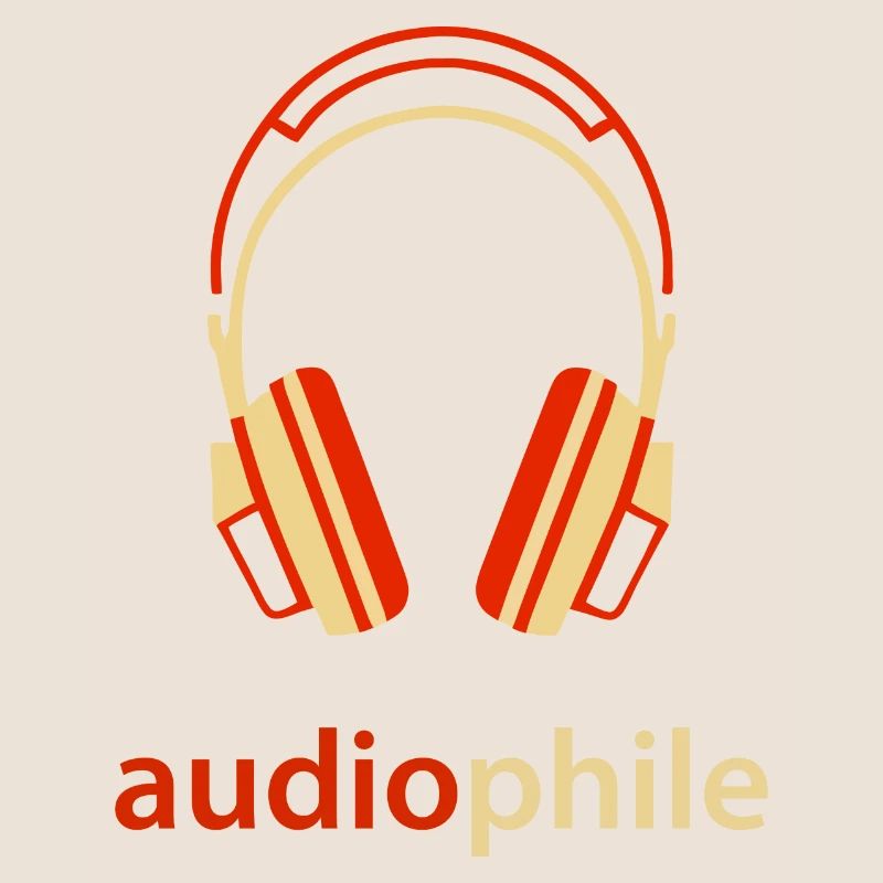 Kopfhörer-Leidenschaft elegantes Design