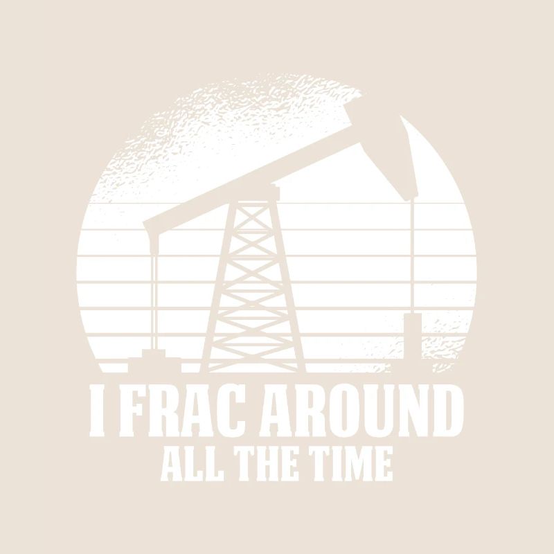 Ölfeld Bohrinsel Witzig Fracking