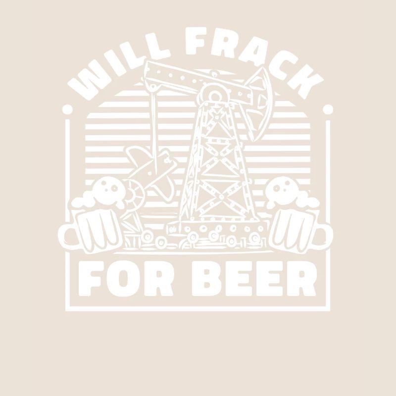 Ölfeld Bohrinsel Bier Fracking