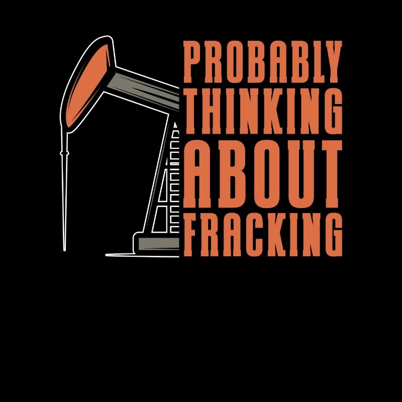 Plate-forme pétrolière de champ pétrolifère Funny Fracking