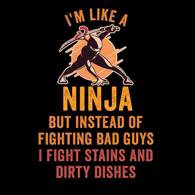 Wie eine Ninja-Hausfrau