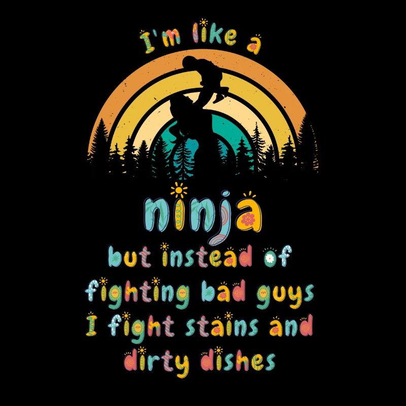 Wie eine Ninja-Hausfrau