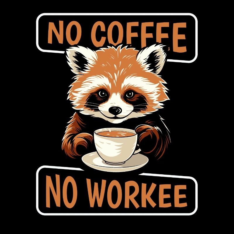 Café Café Panda roux Pas de café pas de Workee