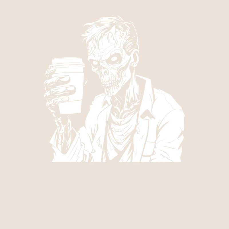 Kaffee Cafe Halloween Zombie Hand