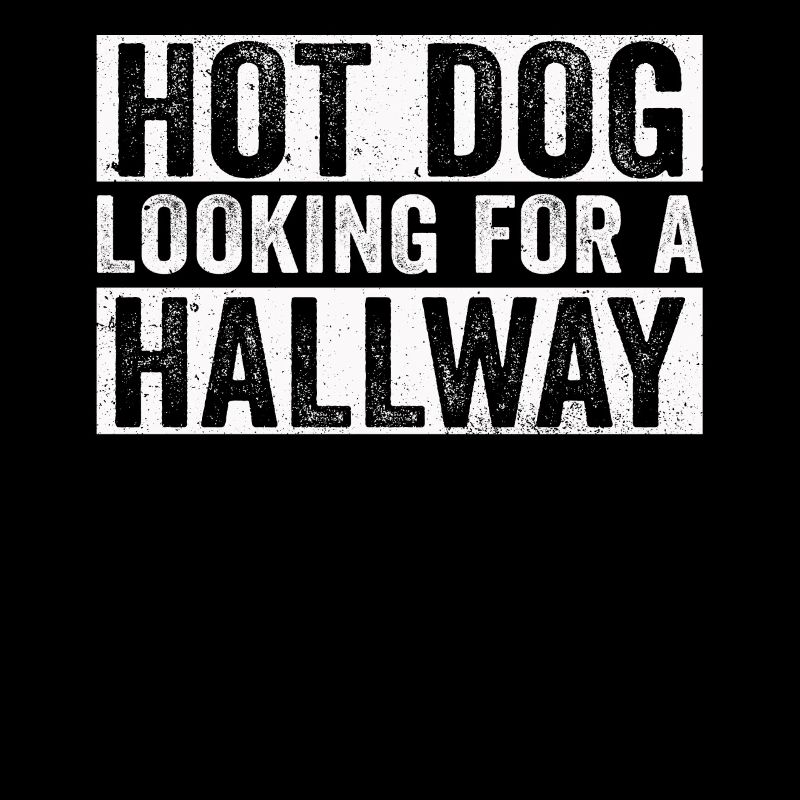 Hot Dog auf der Suche nach einem Flur
