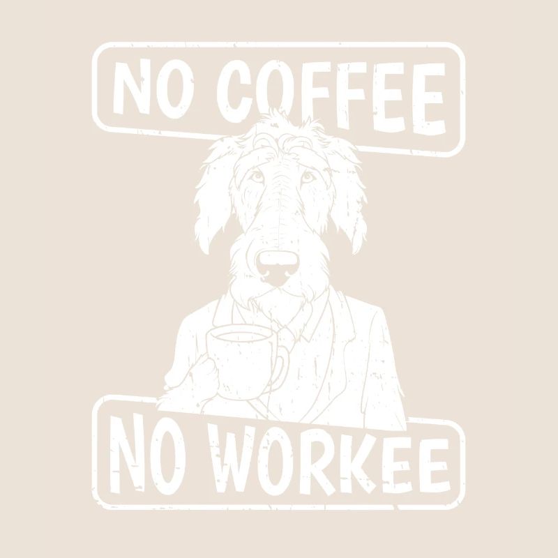 Coffee Cafe Irish Wolfhound