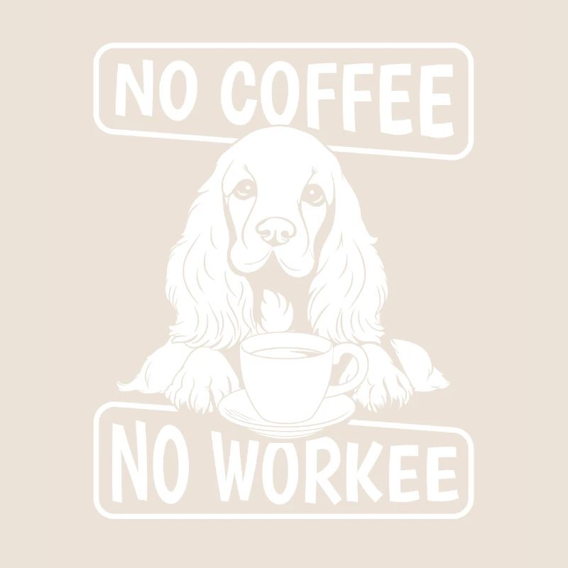 Café Cafe Cocker Spaniel Chien