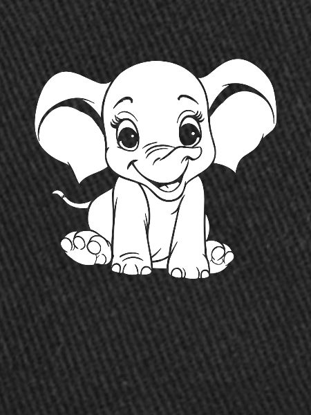Éléphant souriant