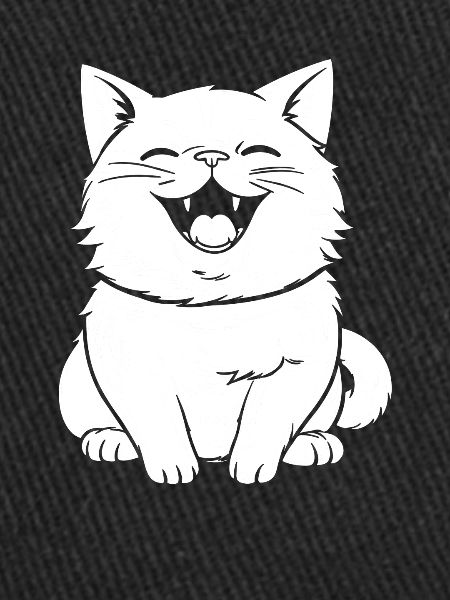 Chat souriant