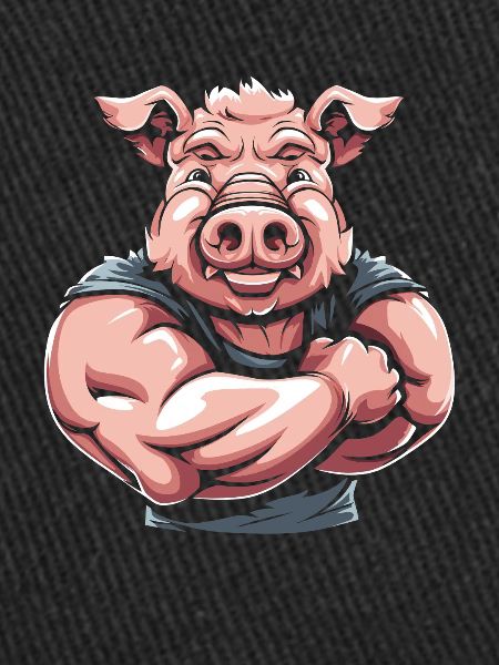 Cochon de fitness