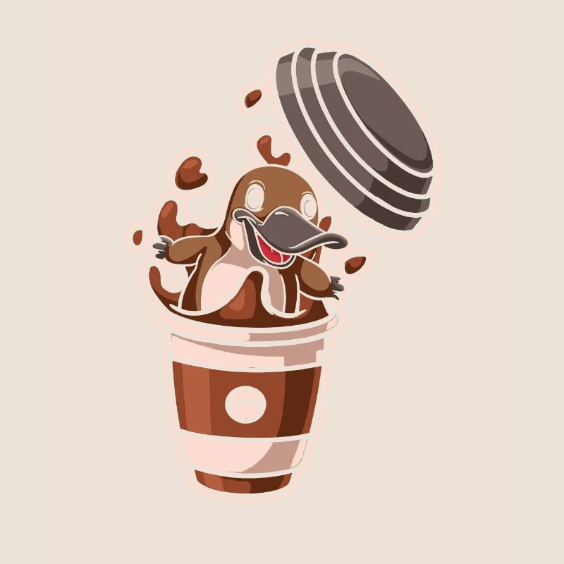 Kaffee Cafe Schnabeltier