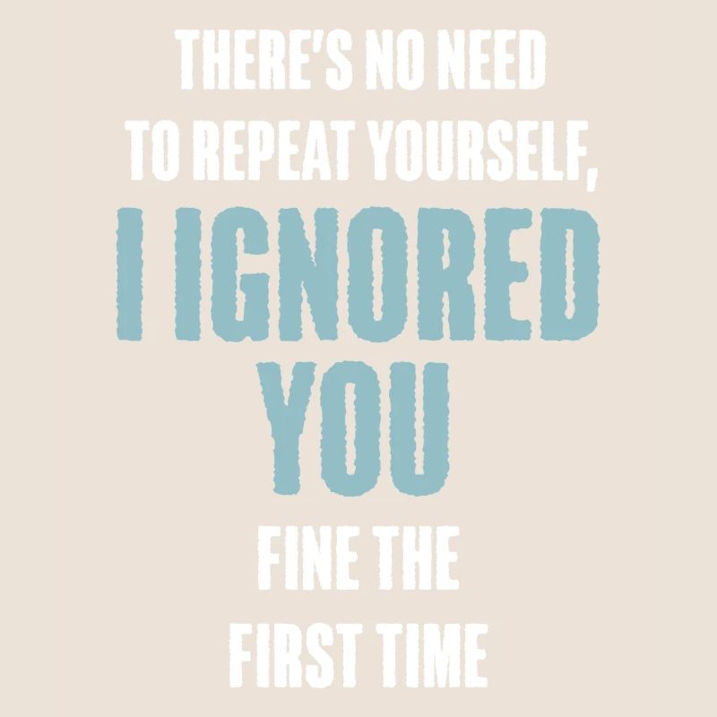 Il n’est pas nécessaire de vous répéter