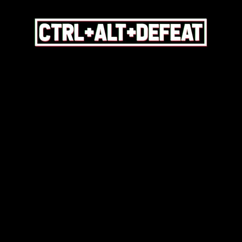 Gamer Gaming Raccourcis clavier Ctrl Alt Défaite