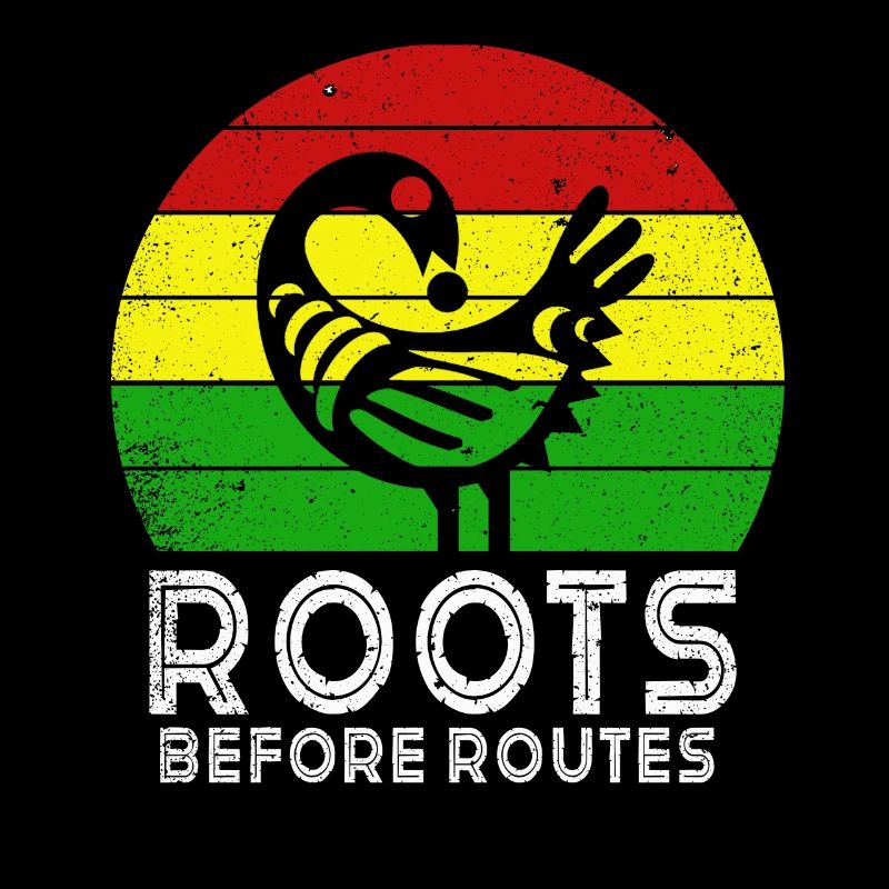 Symbole Sankofa Adinkra Ghana Noir