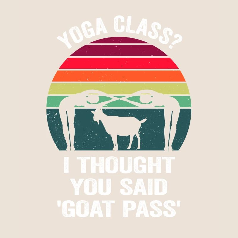 Yogastunde oder Ziegenpass