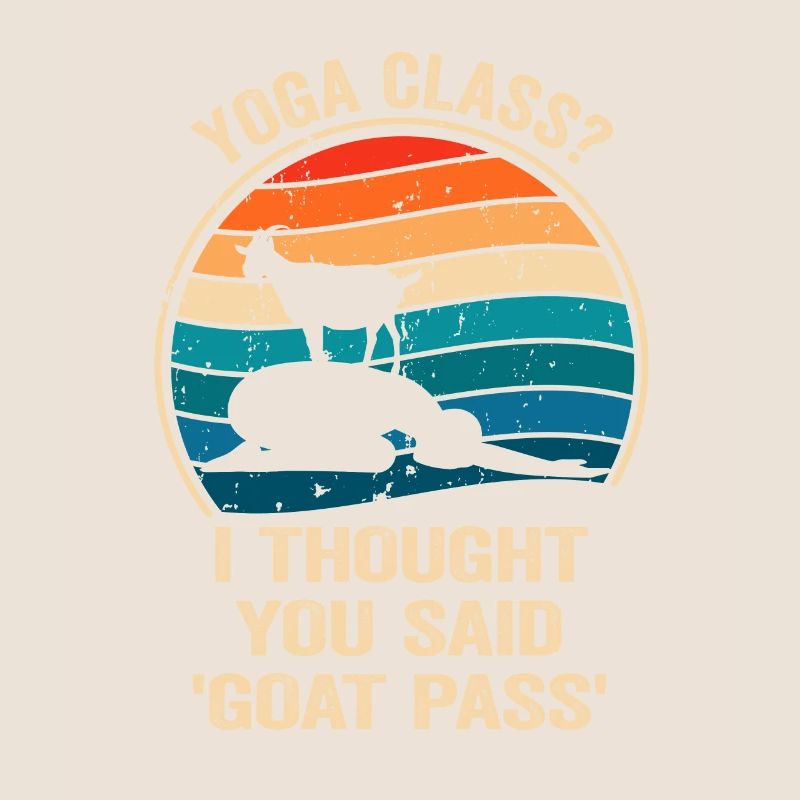 Yogastunde oder Ziegenpass