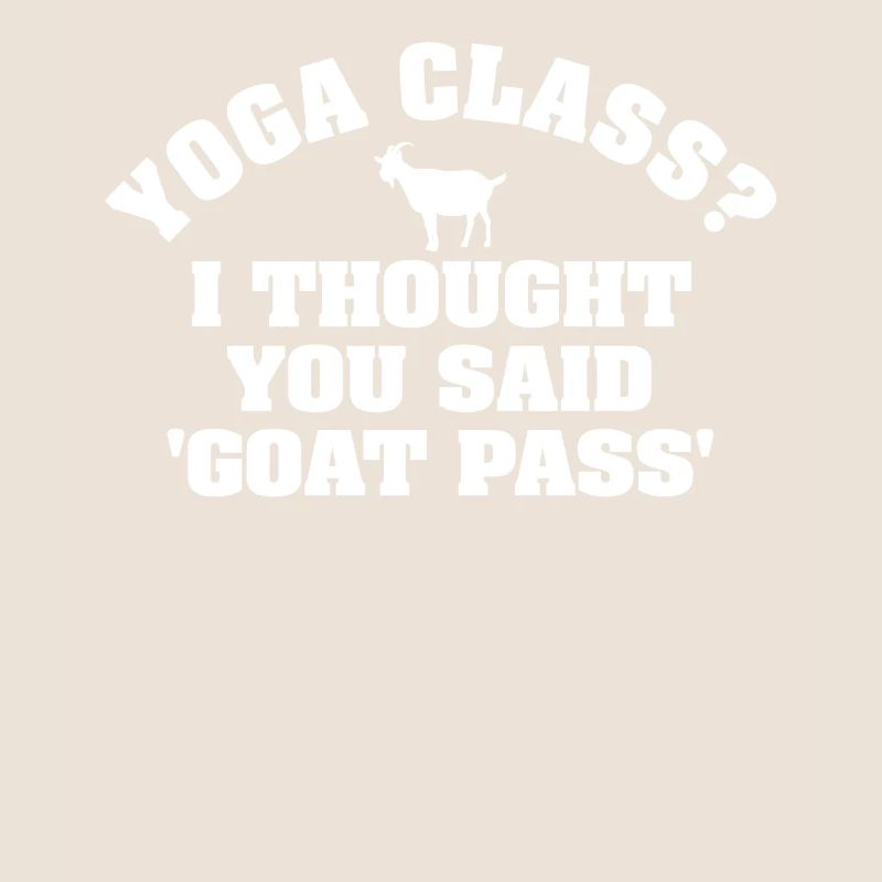 Yogastunde oder Ziegenpass