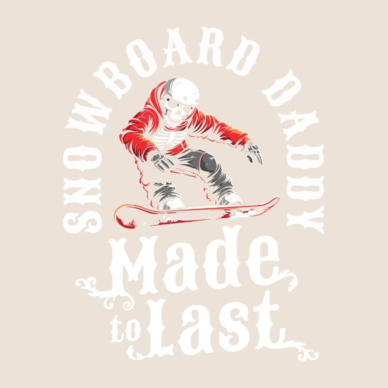 Snowboard Snowboarder Skeleton Fathers Day Dad
