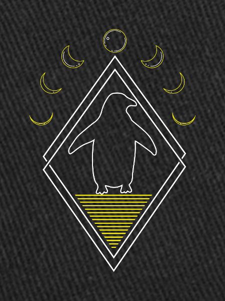 Penguin Abstract Moon Phases