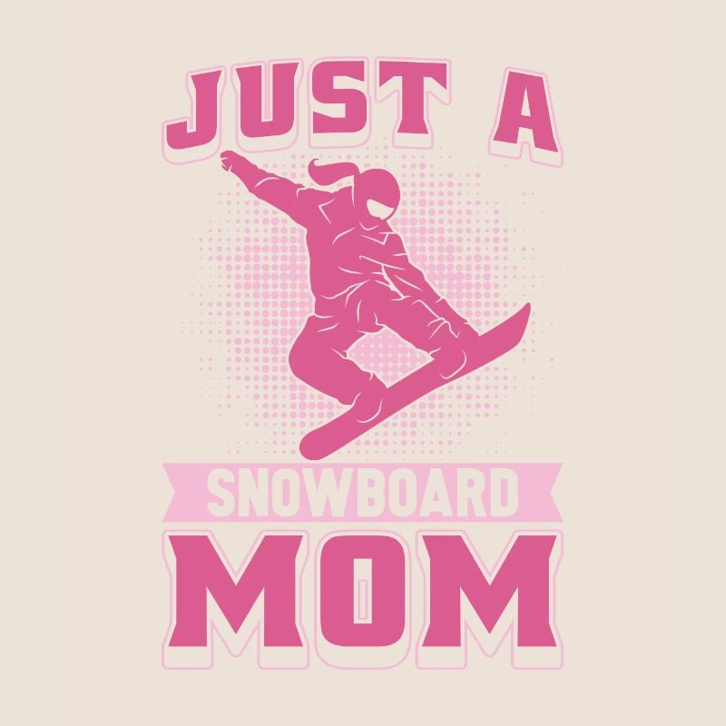 Snowboard Snowboarder Mère