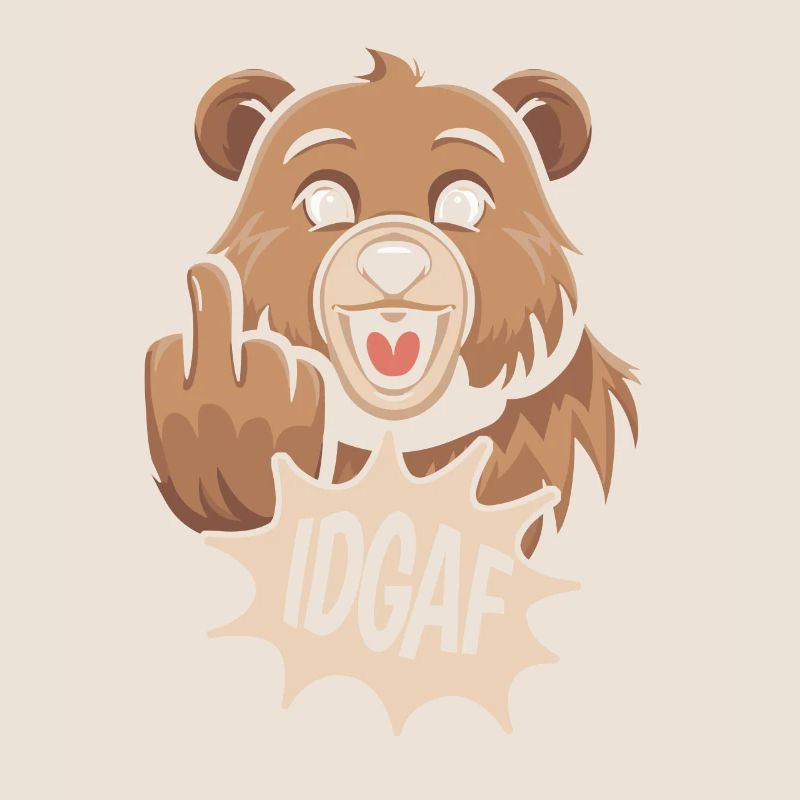 Bear Brown Bear Idgaf