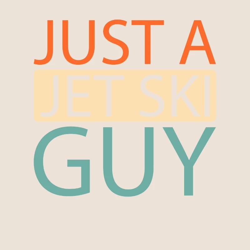 Jet Ski juste un gars de Jet Ski