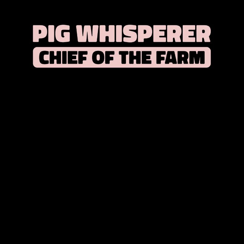 Éleveur de porcs Chef de la ferme