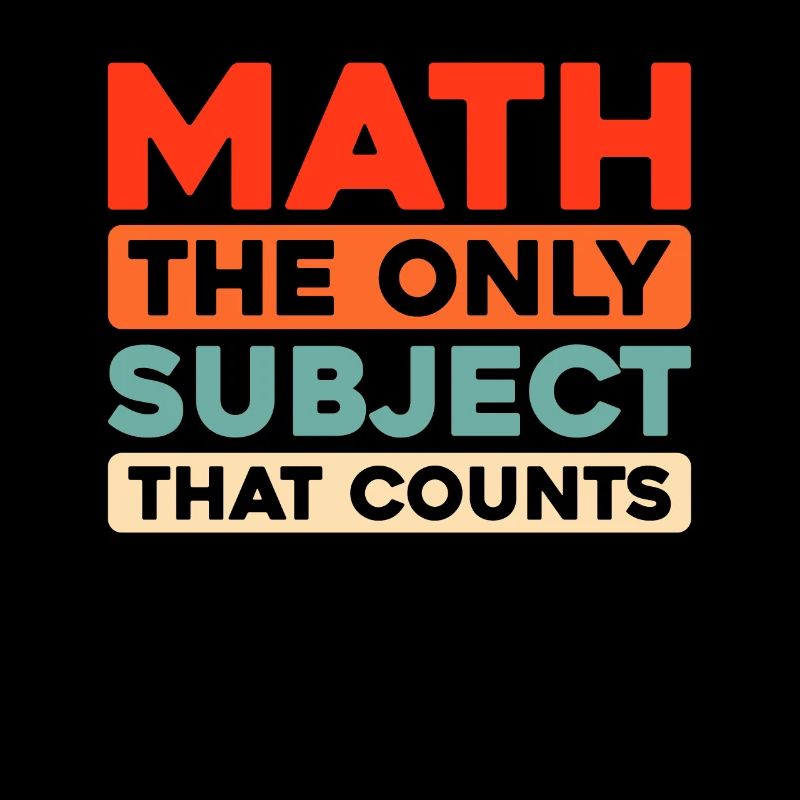 Mathe Mathematik Math Jeu de mots amusant