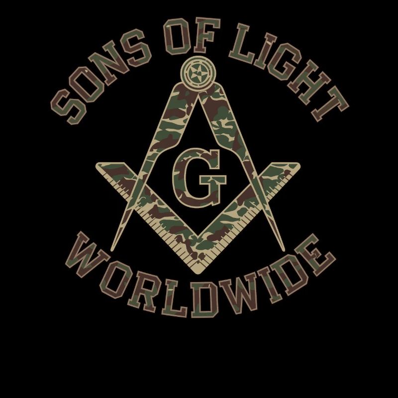 Fils De Lumière Maçon Camo Franc-Maçon