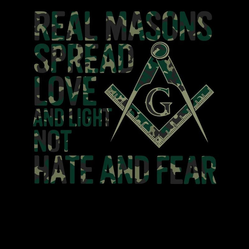 Maçon Maçon Maçon Camo Franc-maçon