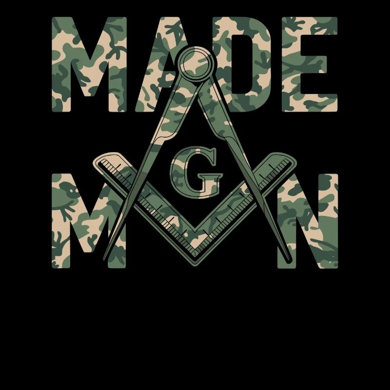 Fait Homme Maçon Maçon Maçon Camo Franc-maçon