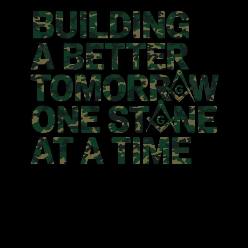 Maçon Maçon Maçon Camo Franc-maçon