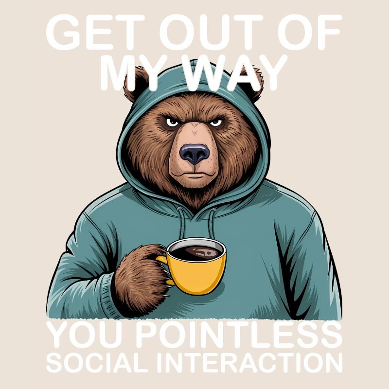 Funny Bear Grizzly
