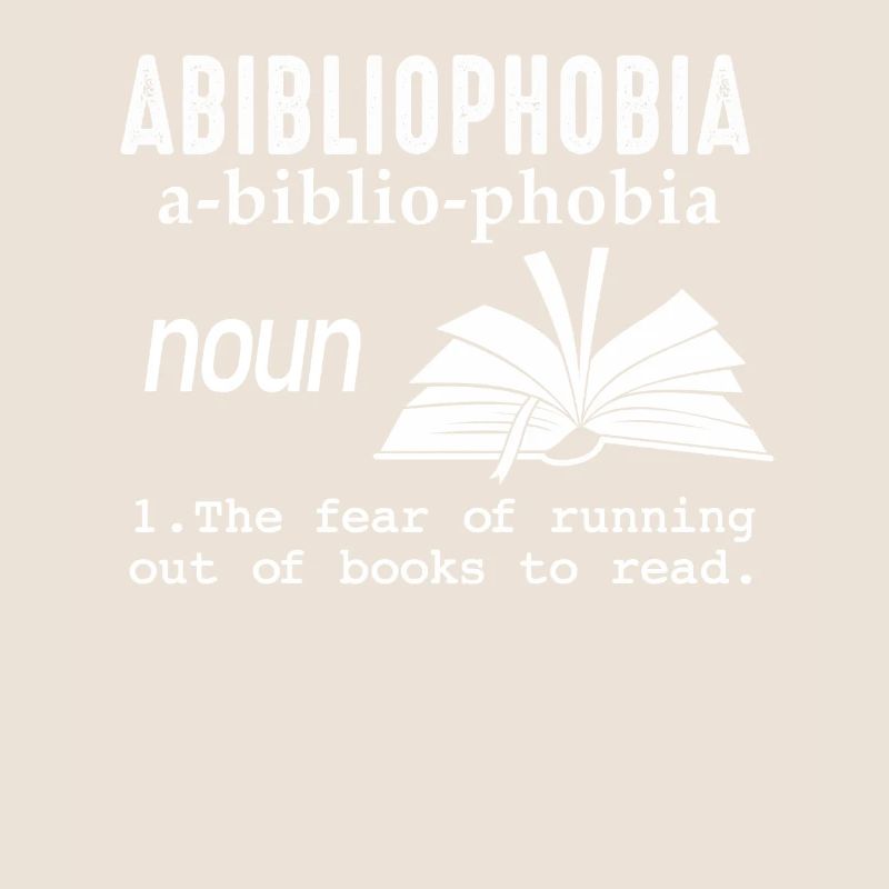Abibliophobia Bookworm Reading Books