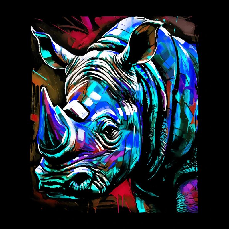 Portrait de rhinocéros