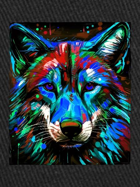 Portrait de loup