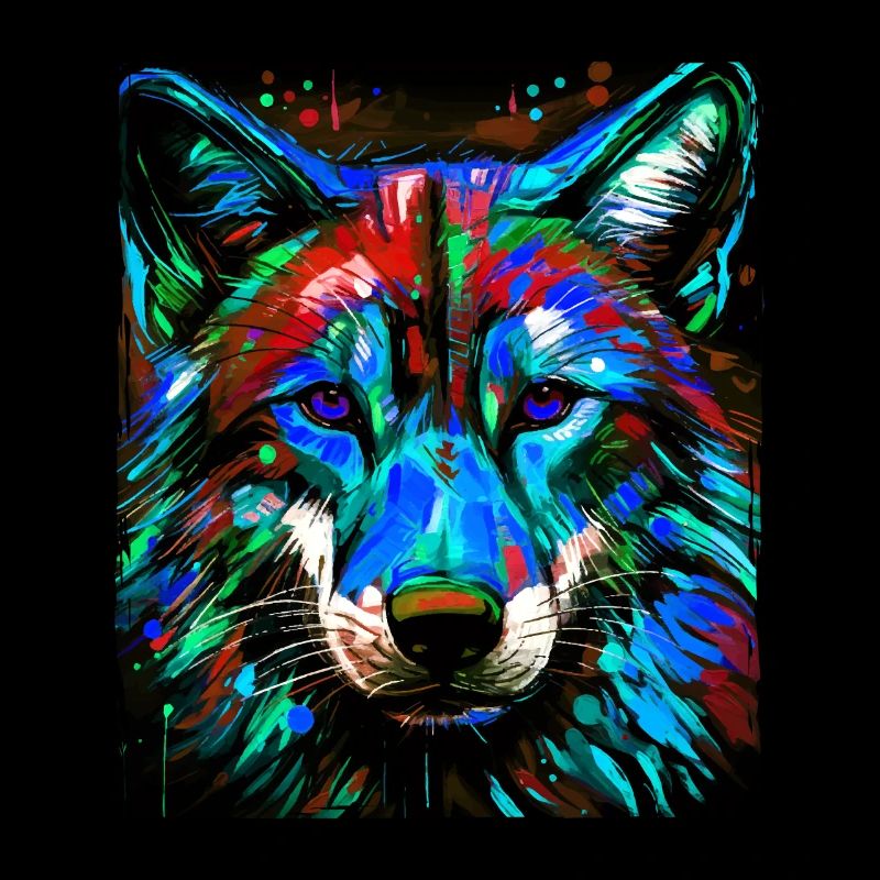 Wolf Porträt
