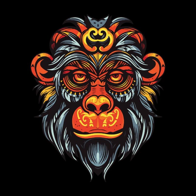 Portrait de singe