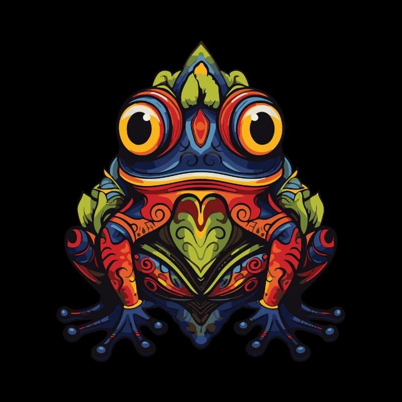 Portrait de grenouille