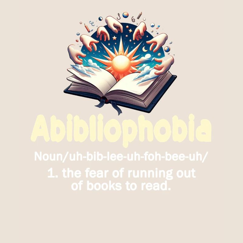 Abibliophobia Bookworm Reading Books