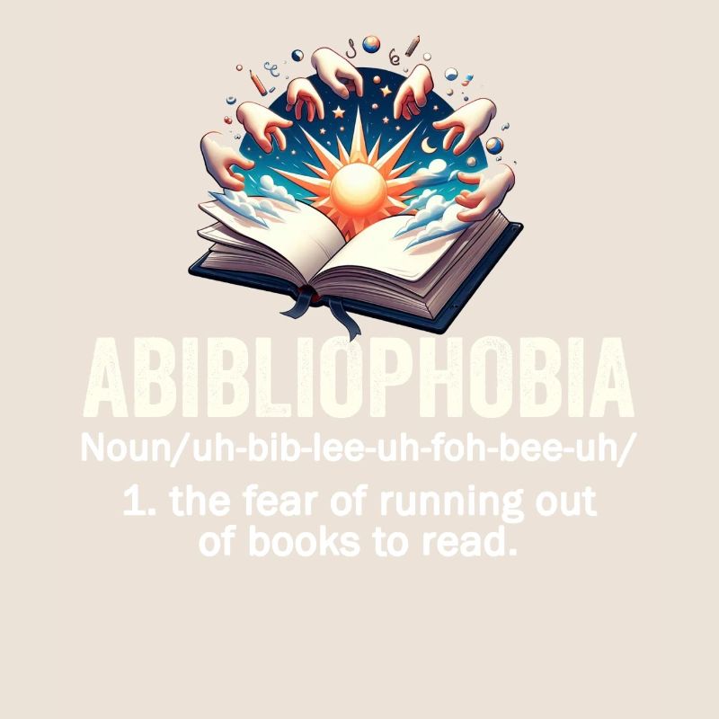 Abibliophobia Bookworm Reading Books