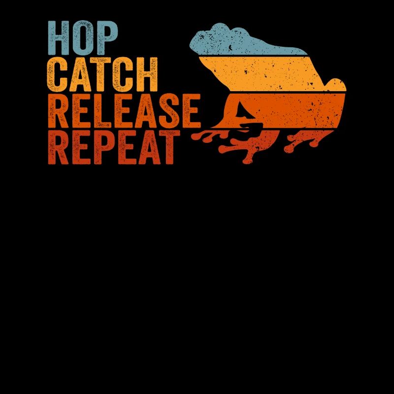 Hop Catch Release Repeat Frog Humor