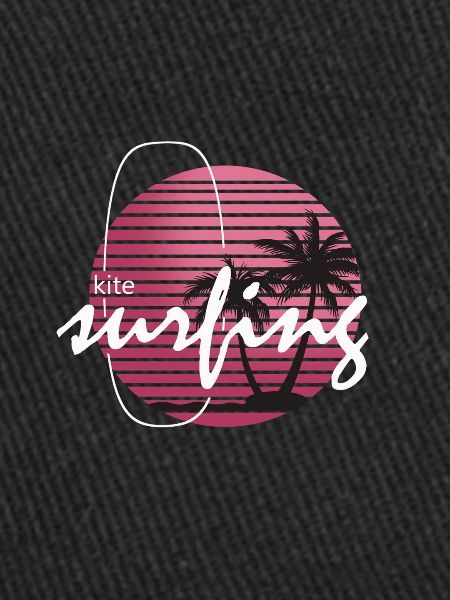 Ambiance d’aventure de kitesurf rétro