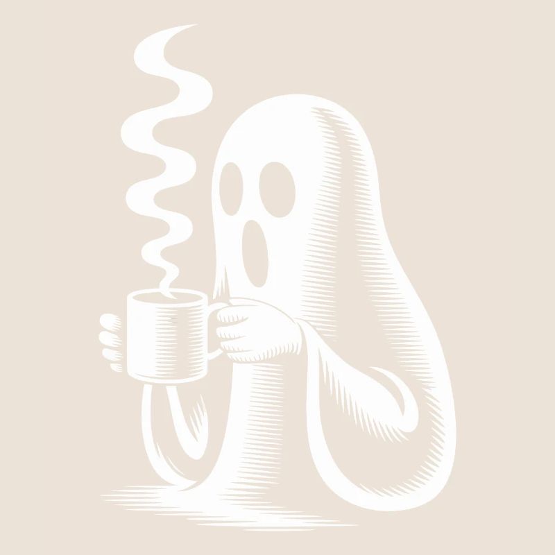 Drôle de Broo Ghost Café Jeu de mots