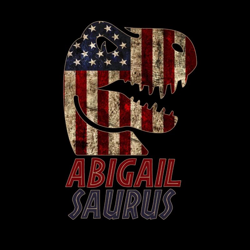 Patriotique Abigail Dinosaure Abigailsaurus