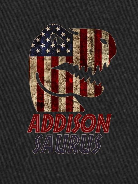 Patriotic Addison Dinosaur Addisonsaurus
