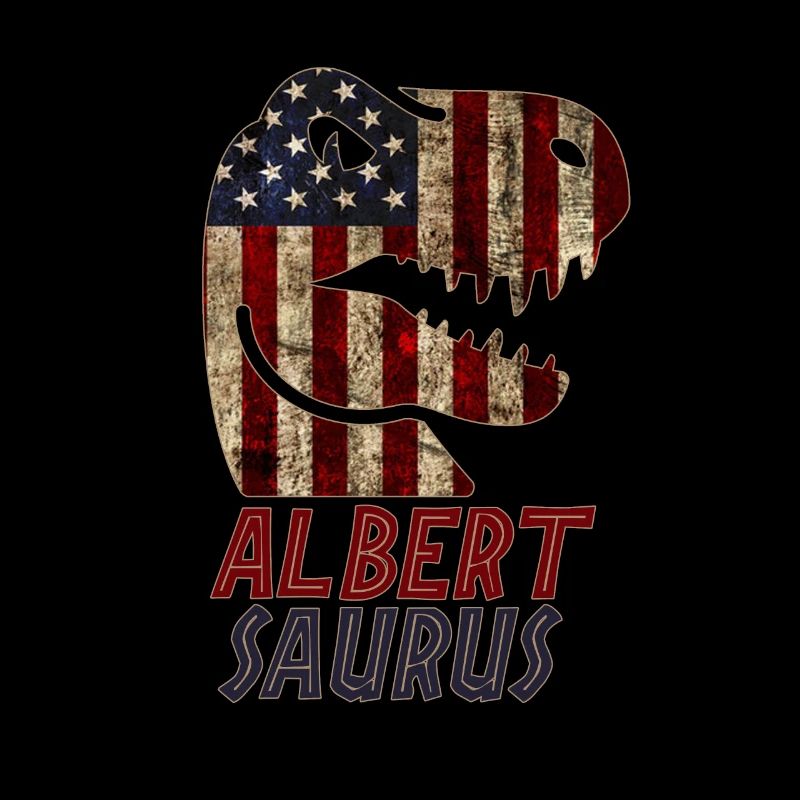 Patriotic Albert Dinosaur Albertsaurus