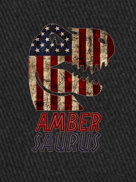 Patriotic Amber Dinosaur Ambersaurus