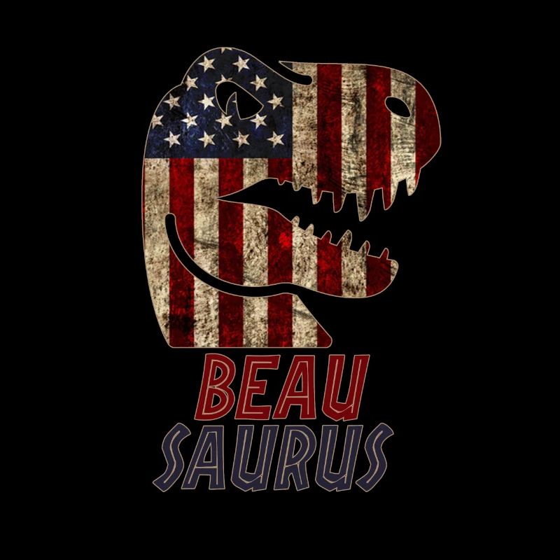 Patriotic Beau Dinosaur Beausaurus