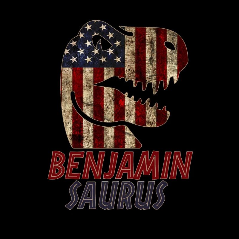 Patriotic Benjamin Dinosaur Benjaminsaurus